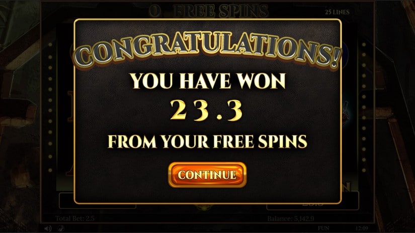 Mines of Gold slot screen 6