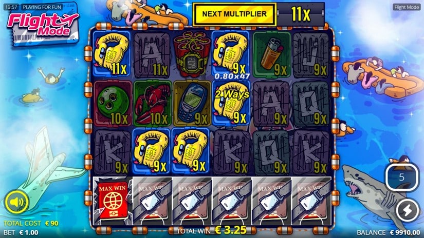 Flight Mode slot screen 4