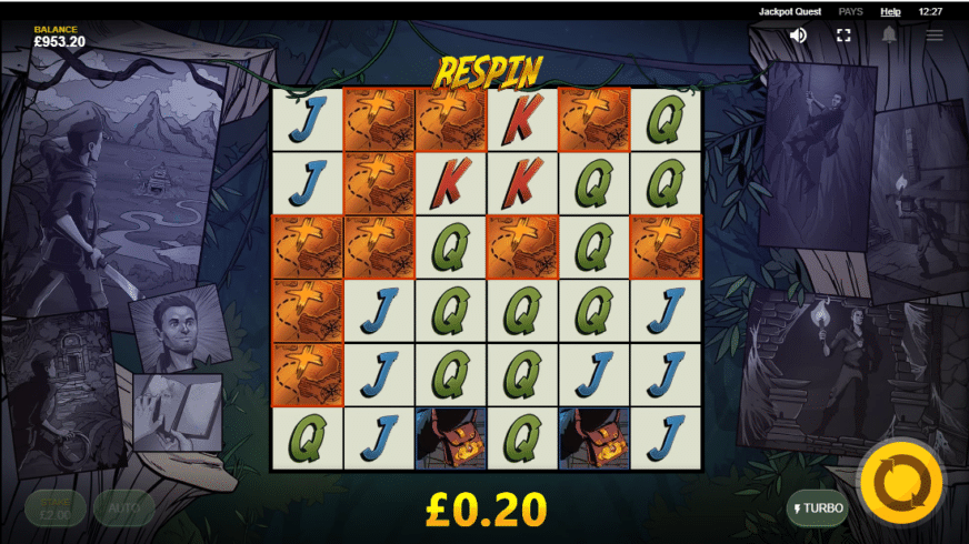 Jackpot Quest slot screen 2