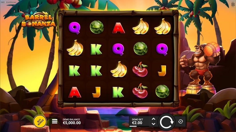 Barrel Bonanza slot screen 1