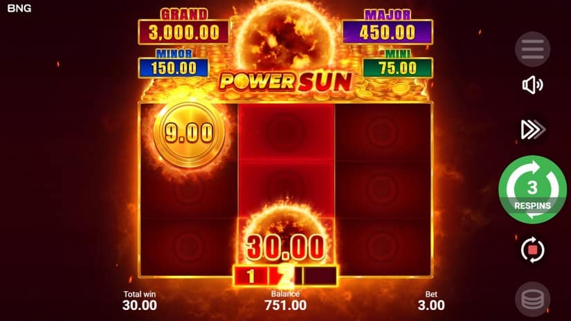 Power Sun slot screen 7