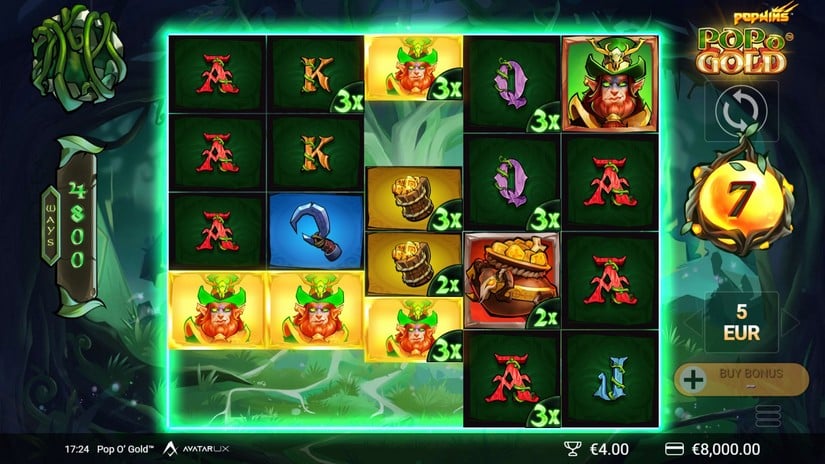 Pop O’ Gold PopWins slot screen 3