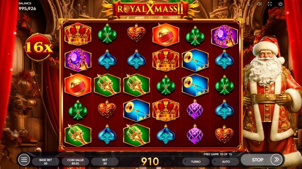 Royal Xmass 2 free spins