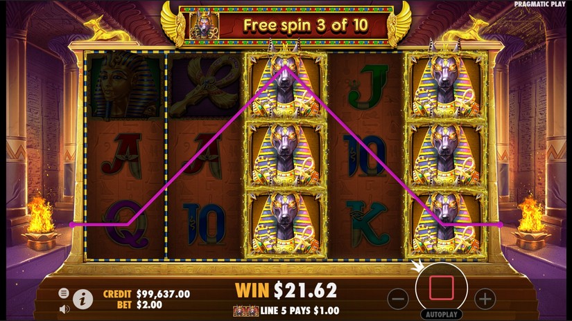 Book of Fallen slot screen 5