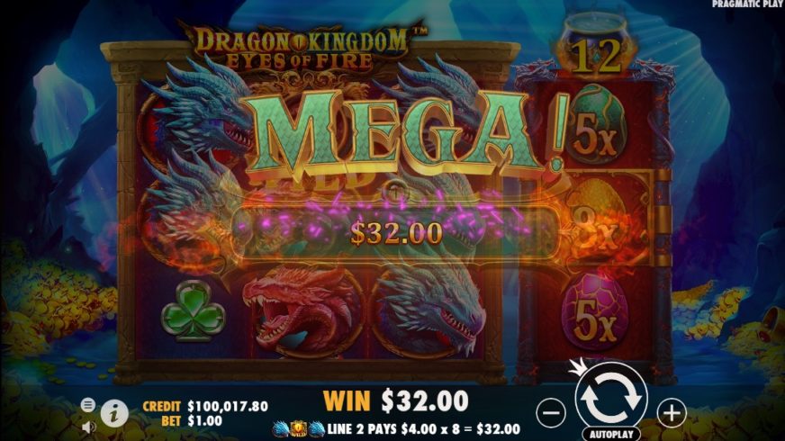 Dragon Kingdom – Eyes of Fire slot screen 3