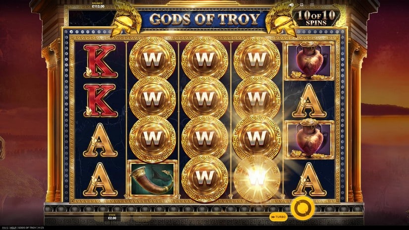 Gods Of Troy slot screen 4