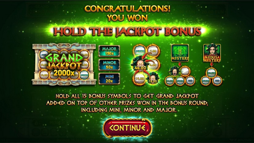 Power of Gods™: Medusa slot screen 5