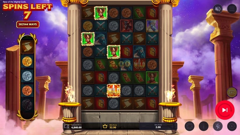 Ryse of the Mighty slot screen 6
