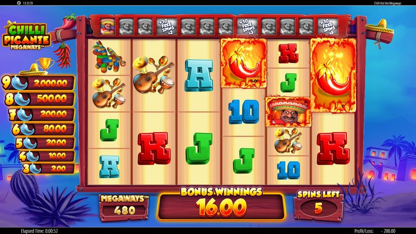Chilli Picante Megaways slot screen 6