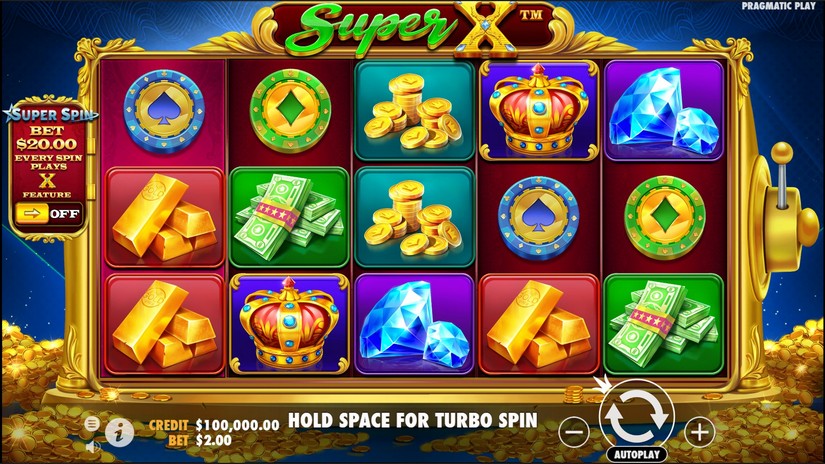 Super X slot screen 1