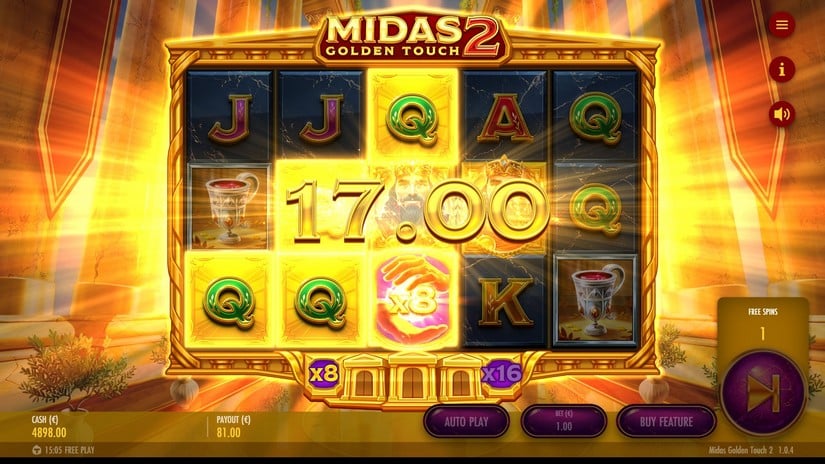 Midas Golden Touch 2 slot screen 6