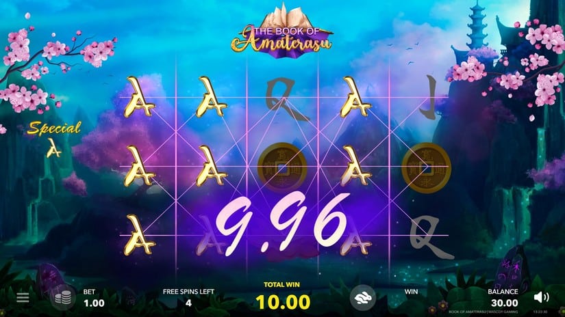 The Book of Amaterasu slot screen 4