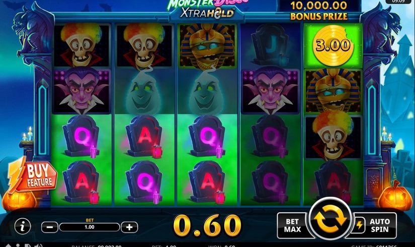 Monster Disco XtraHold slot screen 2