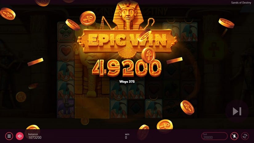 Sands Of Destiny slot screen 4