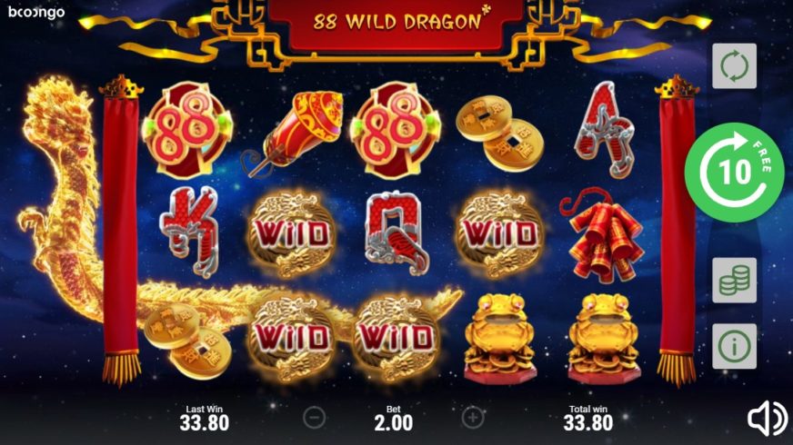 88 Wild Dragon slot screen 5