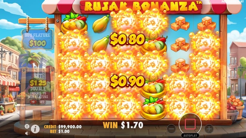 Rujak Bonanza slot screen 2