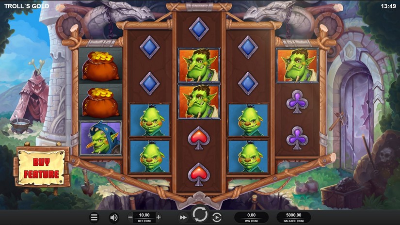 Troll’s Gold slot screen 1