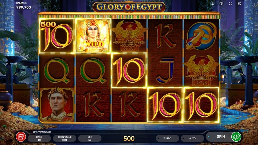 Glory of Egypt slot screen 2