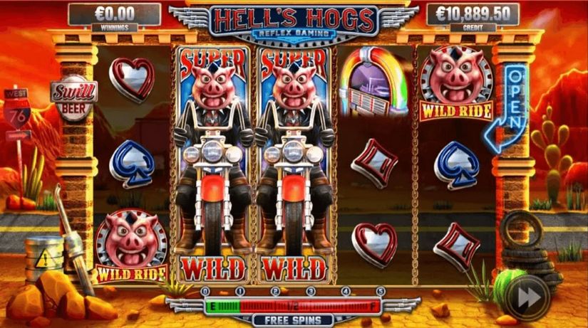 Hell’s Hogs slot screen 4