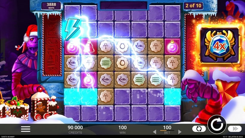 Santa Mummy slot screen 5