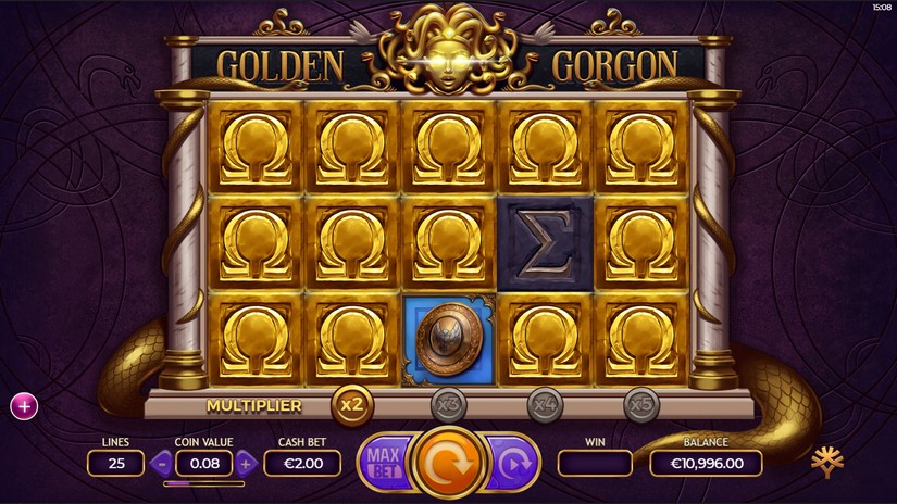 Golden Gorgon slot screen 3