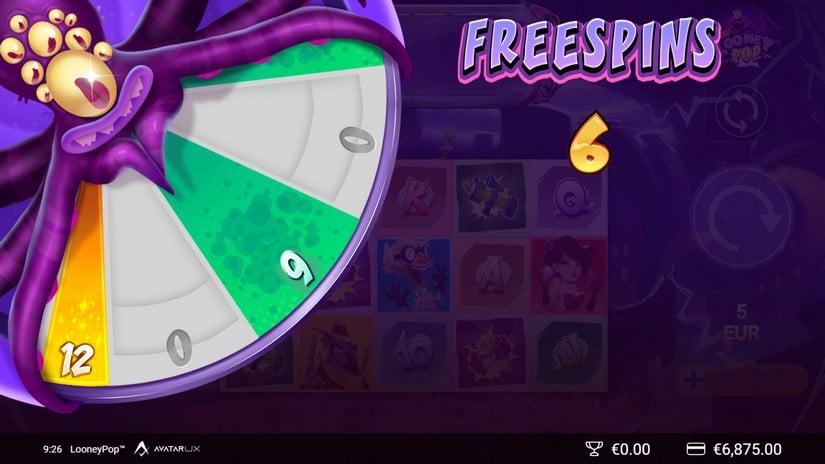 LooneyPop slot screen 3