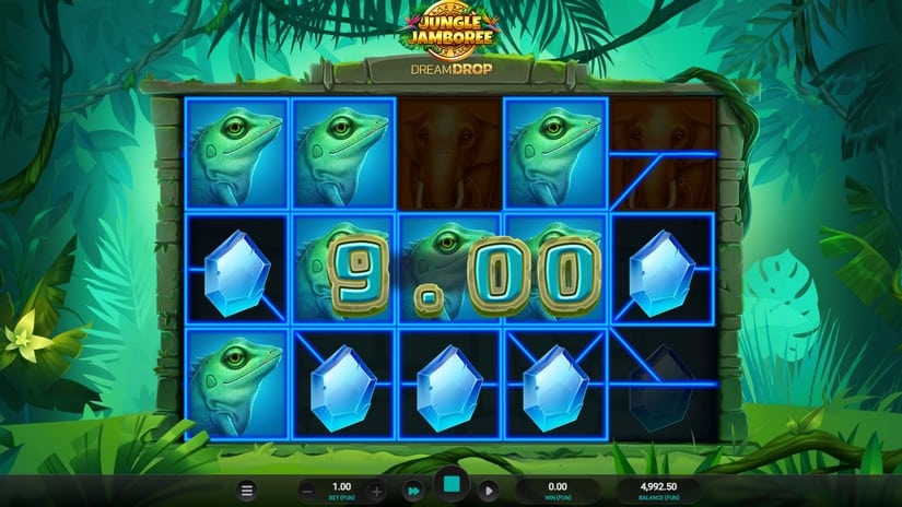 Jungle Jamboree Dream Drop slot screen 2