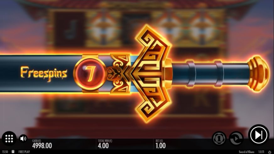 Sword of Khans slot screen 3