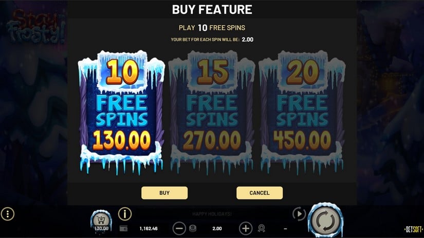 Stay Frosty! slot screen 4