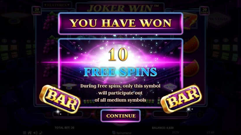 Joker Win slot screen 4