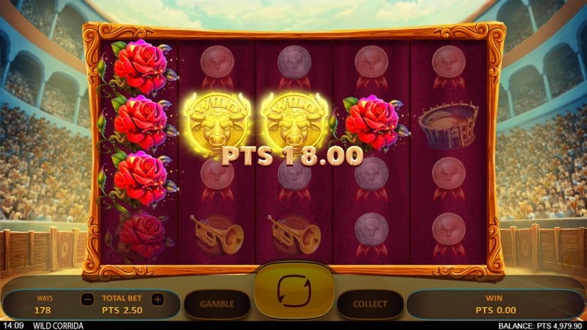Wild Corrida slot screen 2