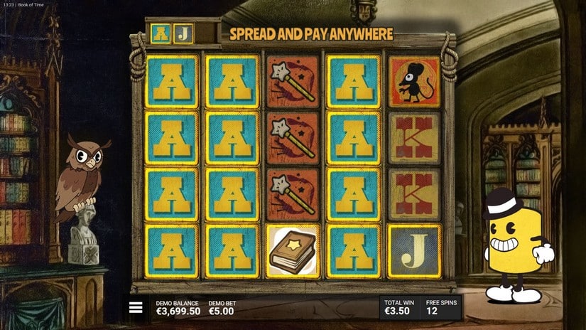 Canny the Can and the Book of Time slot screen 8