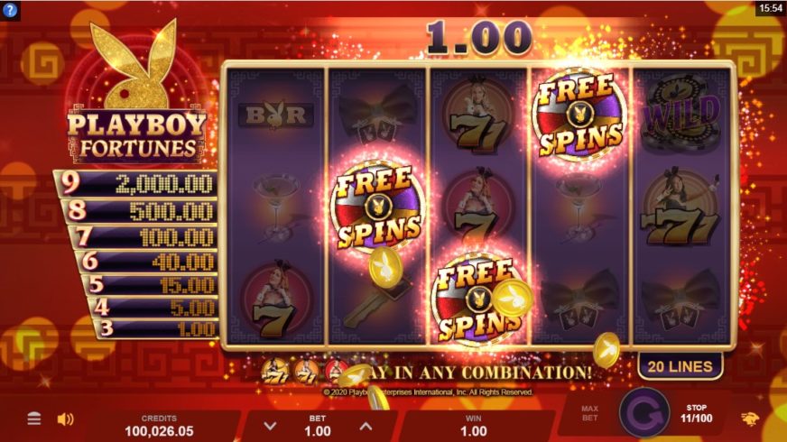 Playboy Fortunes slot screen 4
