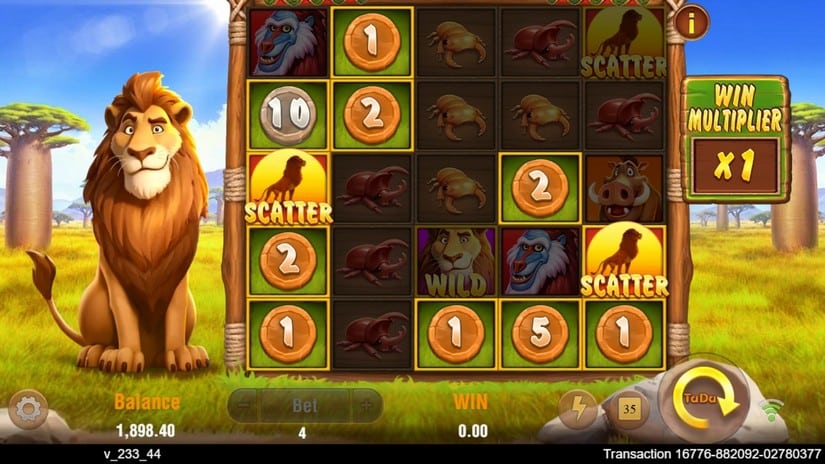 Safari Mystery slot screen 5