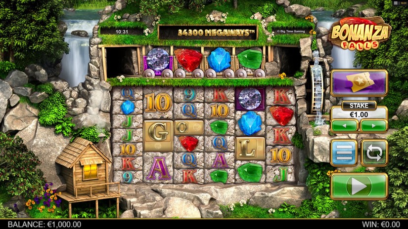 Bonanza Falls slot screen 1