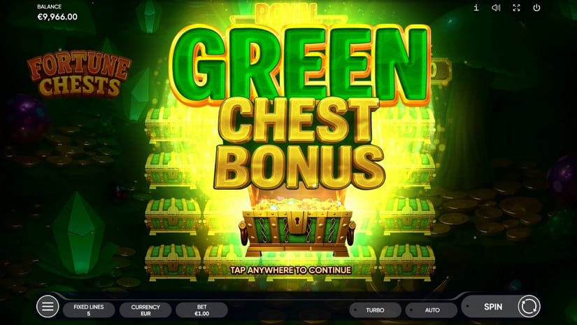 Fortune Chests slot screen 4