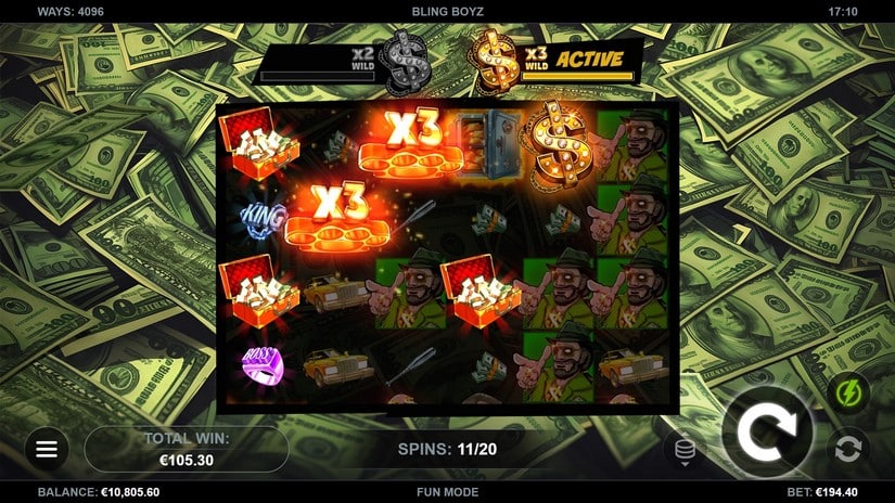 Bling Boyz slot screen 5