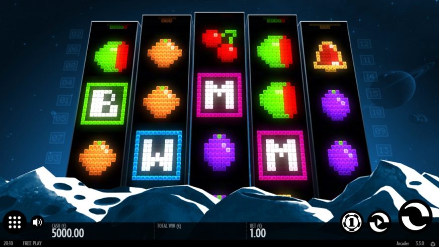 Arcader slot screen 1