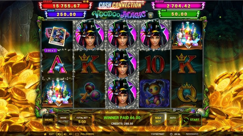 Cash Connection – Voodoo Magic slot screen 5