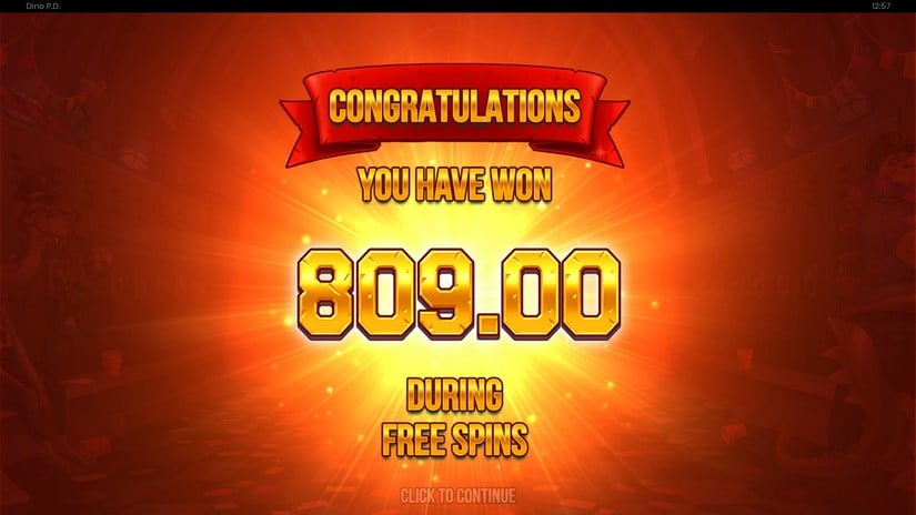 Dino P.D slot screen 6