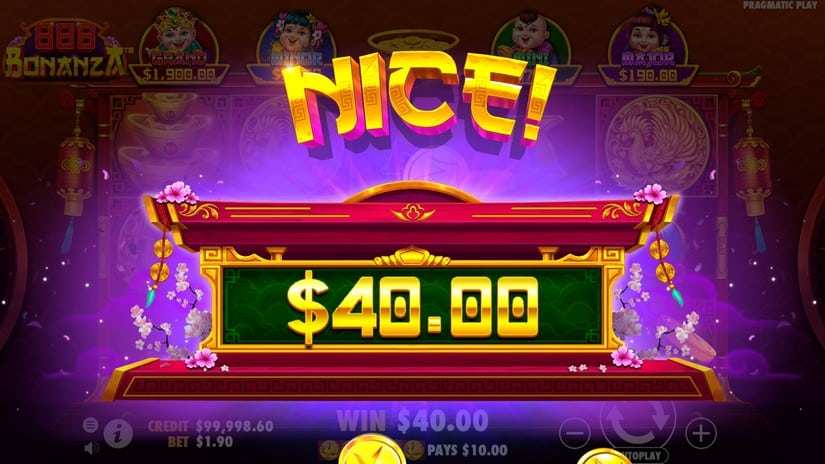888 Bonanza slot screen 4