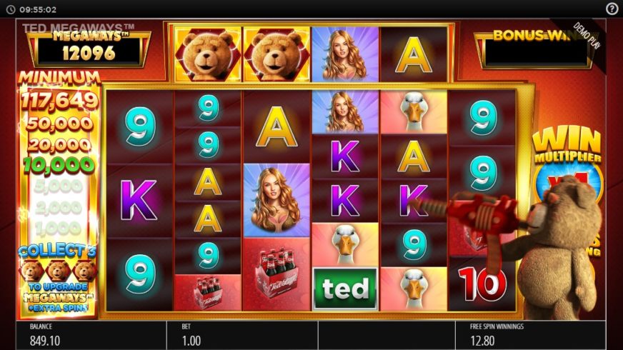 Ted Megaways slot screen 1