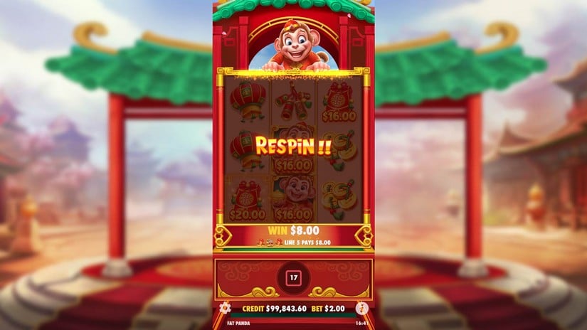 Lucky Monkey slot screen 3