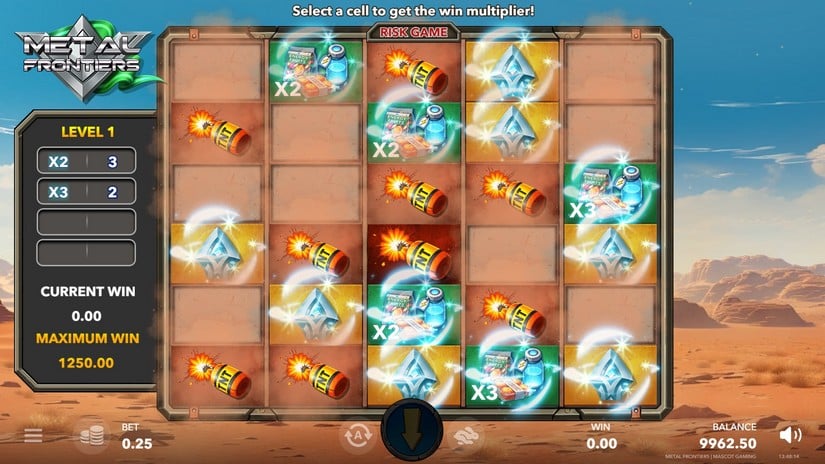Metal Frontiers slot screen 5