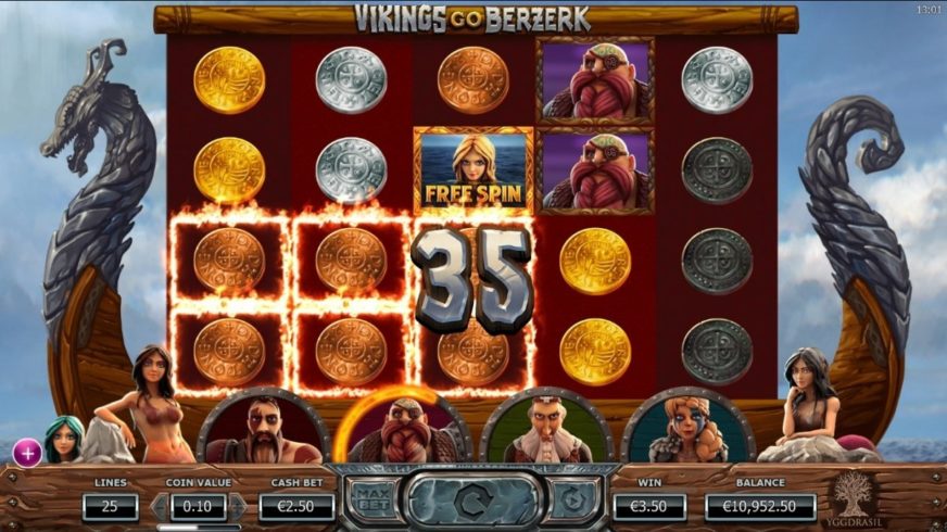 Vikings Go Berzerk slot screen 2