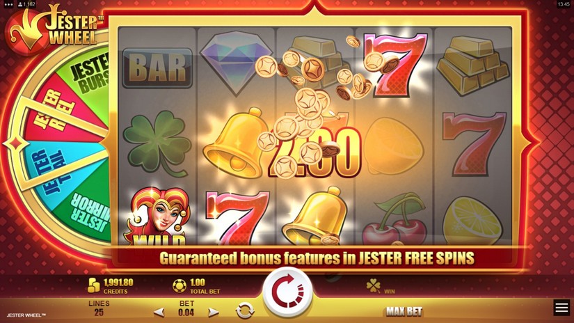 Jester Wheel slot screen 3