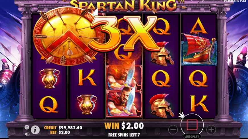 Spartan King slot screen 4