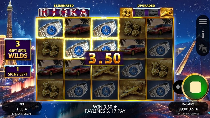 Santa In Vegas slot screen 5