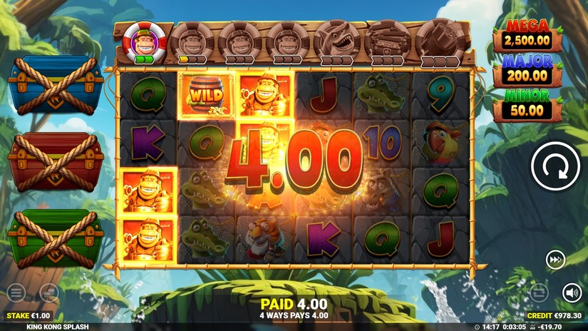 King Kong Splash slot screen 4
