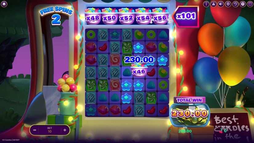 101 Candies slot screen 6